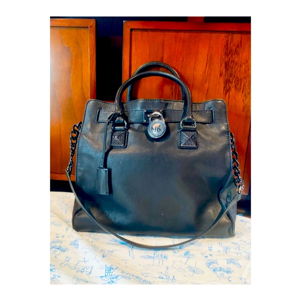 MICHAEL KORS Hamilton Leather Handbag
